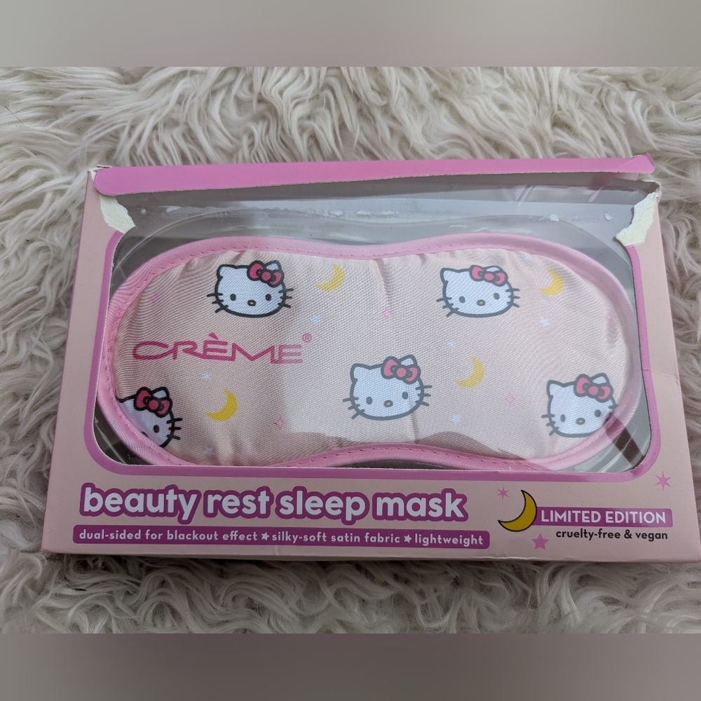 Hello Kitty Creme Beauty Sleep Rest Mask NWT Limited edition